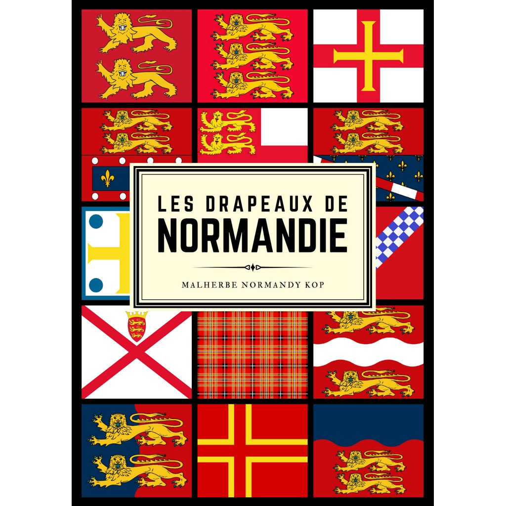Drapeau Normandie 200 x 300 cm - véritable drapeau Normand en tissu :  Promociel